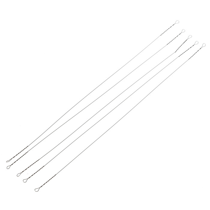 Повiдець скрутка Flagman Leader Wire 25см 5pcs 0.30мм