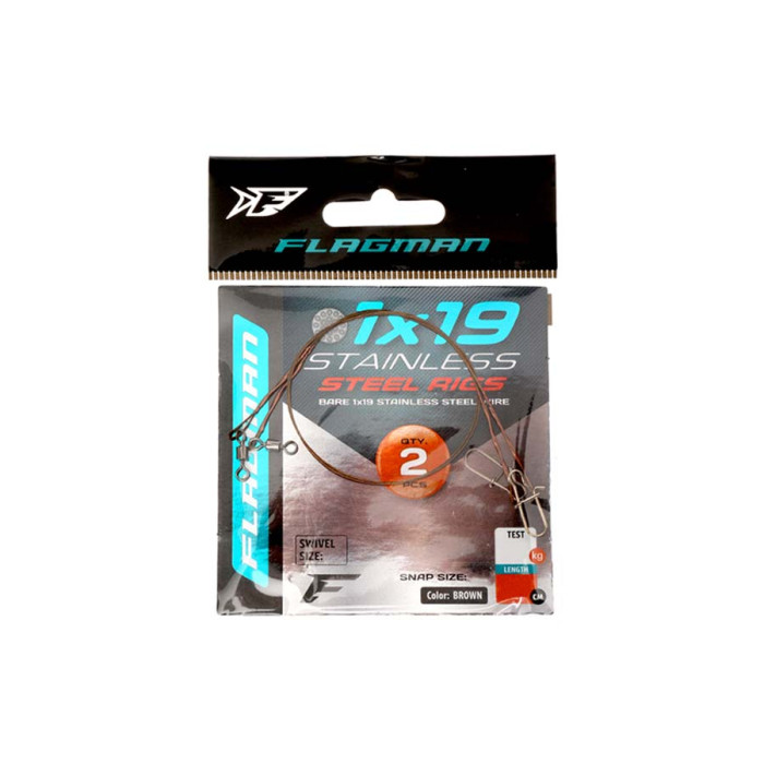 Повідець Flagman X19 10кг 20см