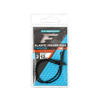 Фидерный отвод для поводка скрутка Flagman Elastic Twisted Feeder Rigs Hard 12см