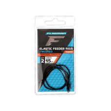 Фидерный отвод для поводка скрутка Flagman Elastic Twisted Feeder Rigs Hard 15см