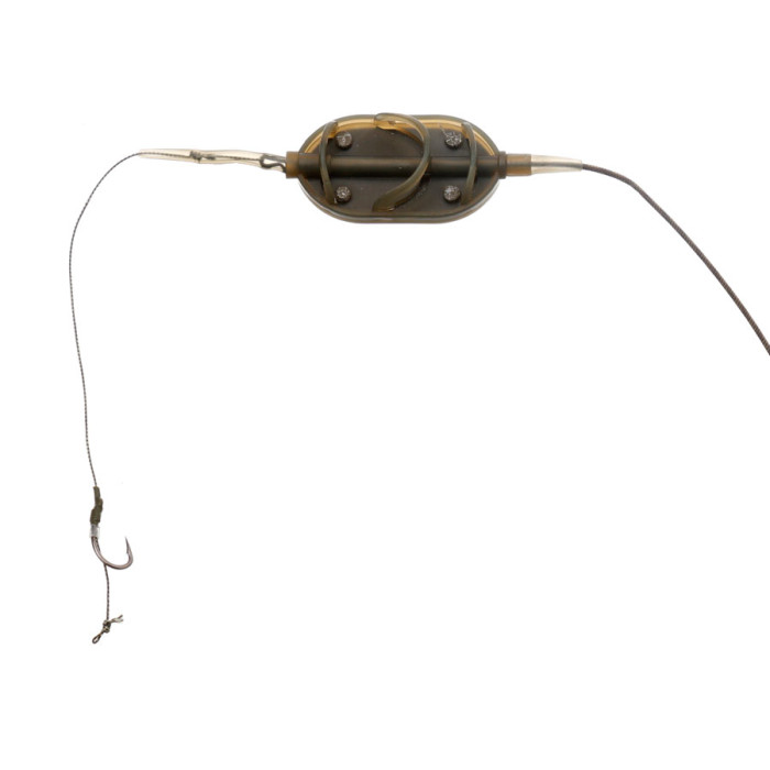 Готове оснащення на лідкорі Carp Pro Flat Method Feeder №6 40г