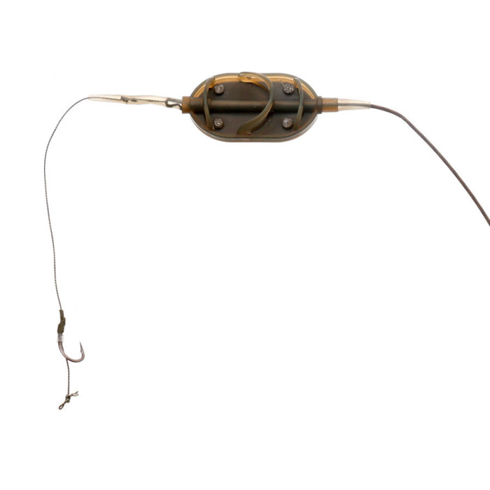 Готове оснащення на лідкорі Carp Pro Flat Method Feeder №6 80г