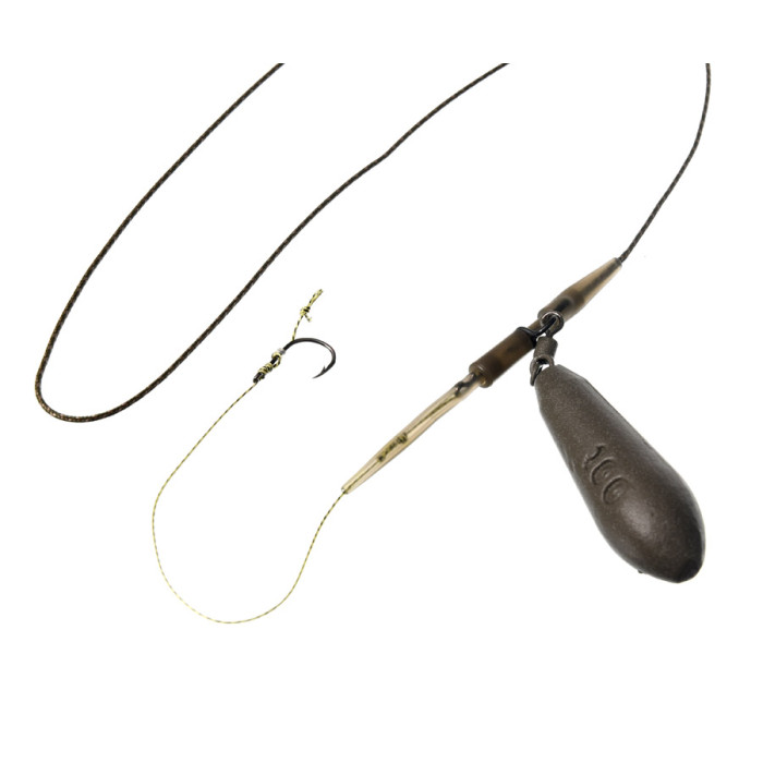 Готове оснащення на ледкорі Carp Pro HD Safety Lead Clip №6 100г