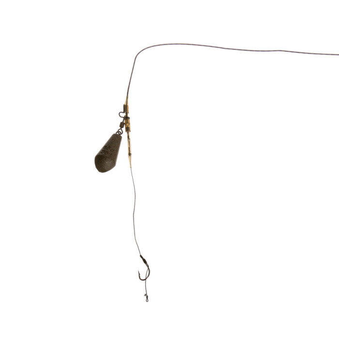 Готове оснащення на лідкорі Carp Pro HD Safety Lead Clip №4 85 г