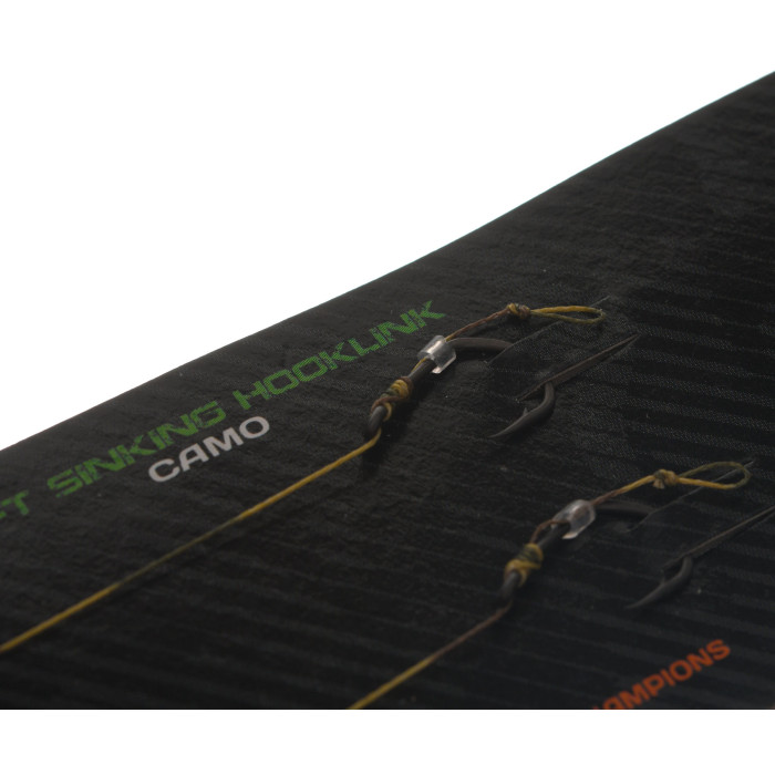 Готовий повідець Carp Pro Camo Hooklink 15см 25lb PTFE Wide Gape Сapture №10