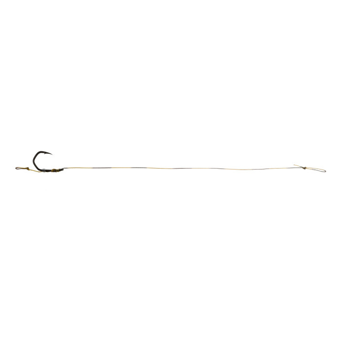 Готовый поводок Carp Pro Camo Hooklink 25см 25 lb PTFE Wide Gape Сapture №8