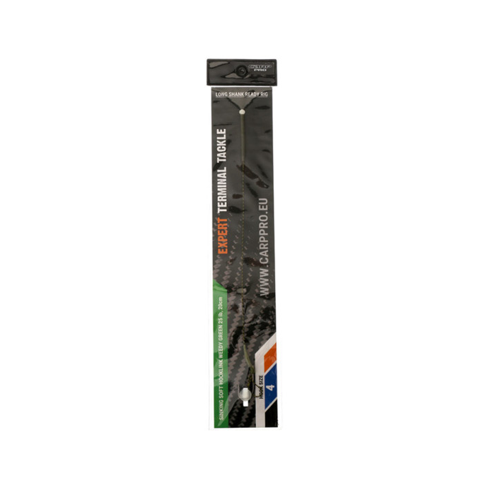 Поводок с крючком c лентяйкой Carp Pro LS №4