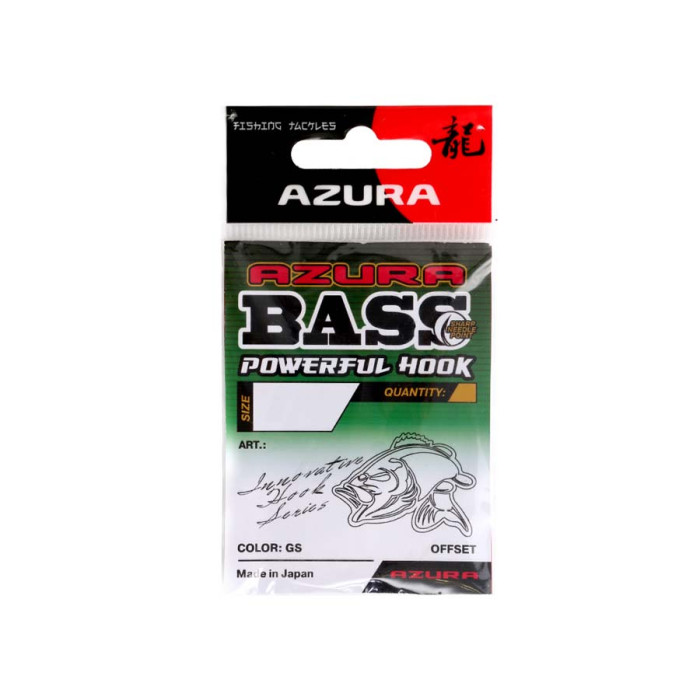 Крючки Azura Bass Powerful Hook №1/0