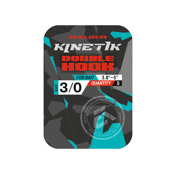 Двійник Azura Kinetik Double Hook BN #3/0