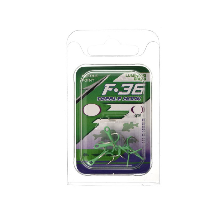 Трійник Flagman F36 Luminous Green №4