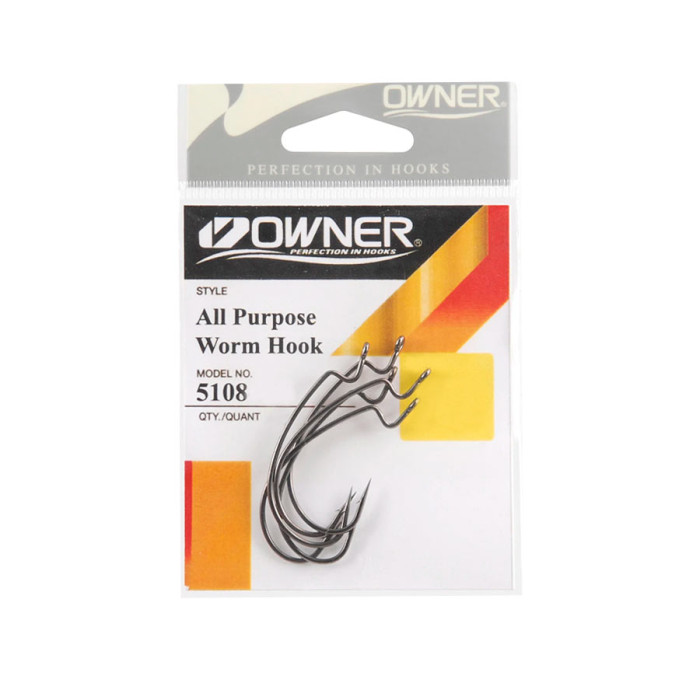 Гачки Owner Offset 5108 All Purpose Softbait Hook №5/0
