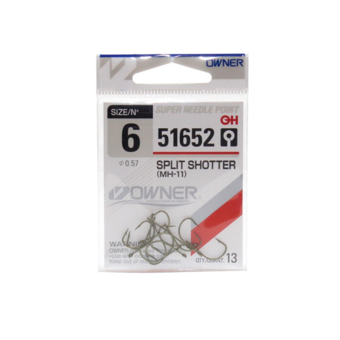 Гачки Owner Split Shotter 51652 №6