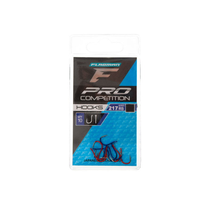 Крючки Flagman Pro Competition 217 Red/Blue №8
