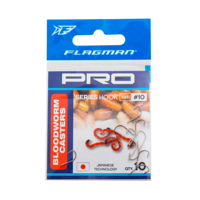Крючки Flagman Bloodworm Caster Pro №10