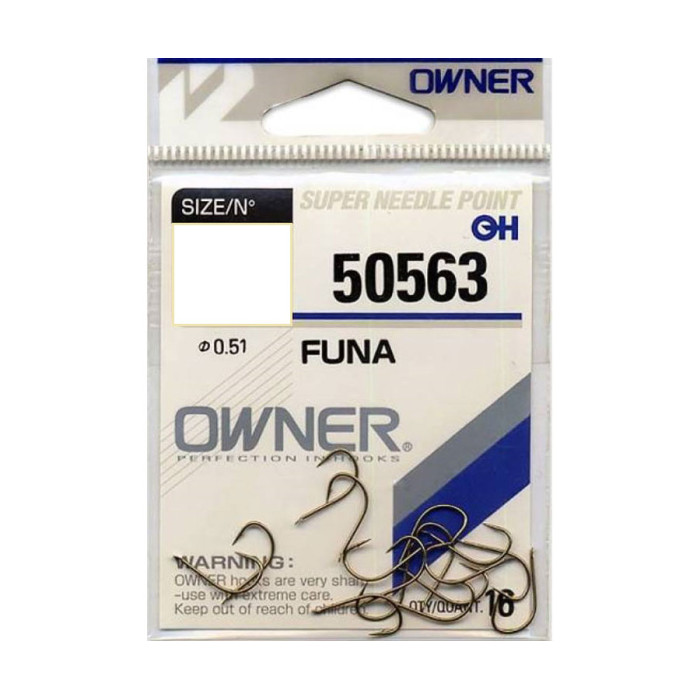 Гачки Owner 50563 Funa Brown №08