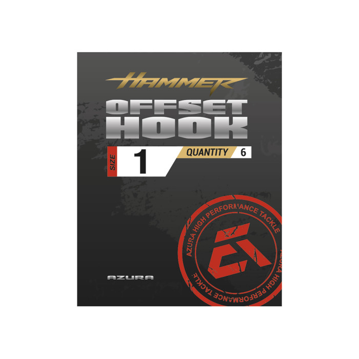 Гачки Azura Hammer Offset Hook #01