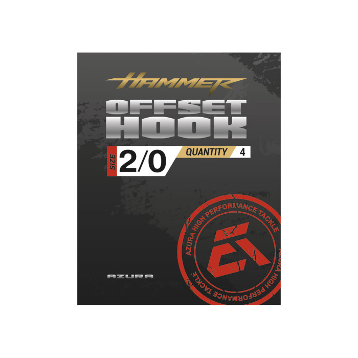 Гачки Azura Hammer Offset Hook #2/0