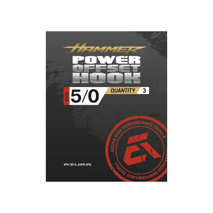 Гачки Azura Hammer Power Offset Hook #5/0