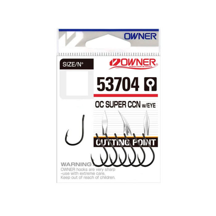 Крючки Owner Cut Super CCN with Eye 53704 №9