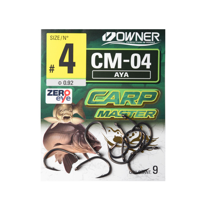 Гачки Owner Carp Aya teflon №4