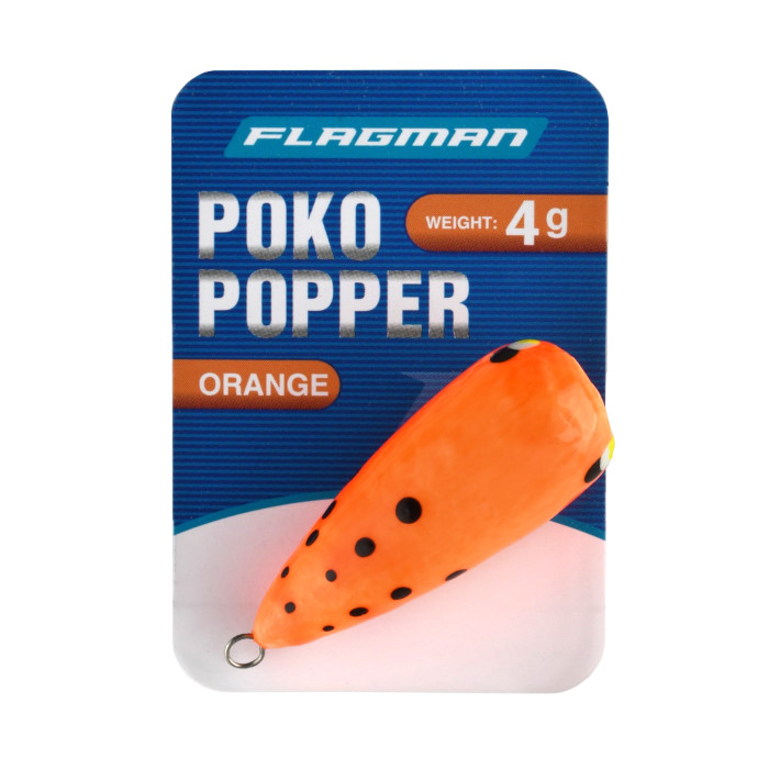 Воблер Flagman Poko Popper 4г orange