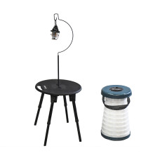 Стіл зі стільцем Forrest Camper set x1 LED Compact series black