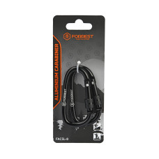 Карабін Forrest Aluminium Carabiner 8см screw-lock
