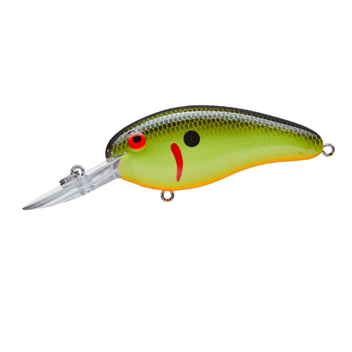 Воблер Bomber Deep Flat A2 63мм Chartreuse Black Scales