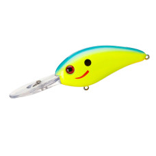 Воблер Bomber Fat Free Shad Jr 61мм Chartreuse Blue