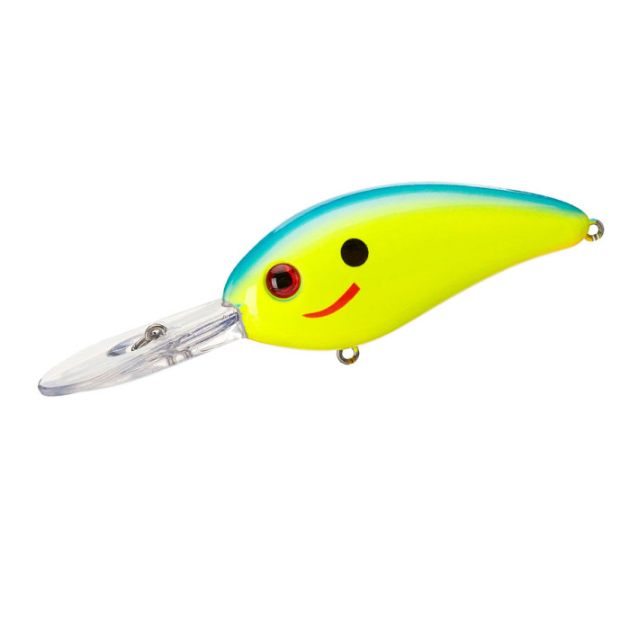 Воблер Bomber Fat Free Shad Jr 61мм Chartreuse Blue