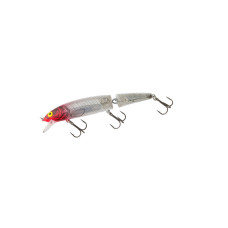Воблер Bomber 15 Jointed Long A 11.4см 17.7г Silver Flash Red Head