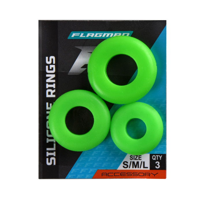 Стопорні кільця для вудлища Flagman Herabuna Rubber Rings Set S/M/L