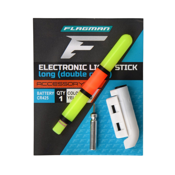 Світляк електронний з батарейкою Flagman Electronic Light Stick Yellow Red Yellow