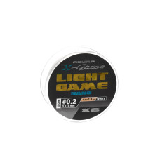 Шнур Azura X-Game Light Game Nano X8 PE White 150м #0.2-0.074мм