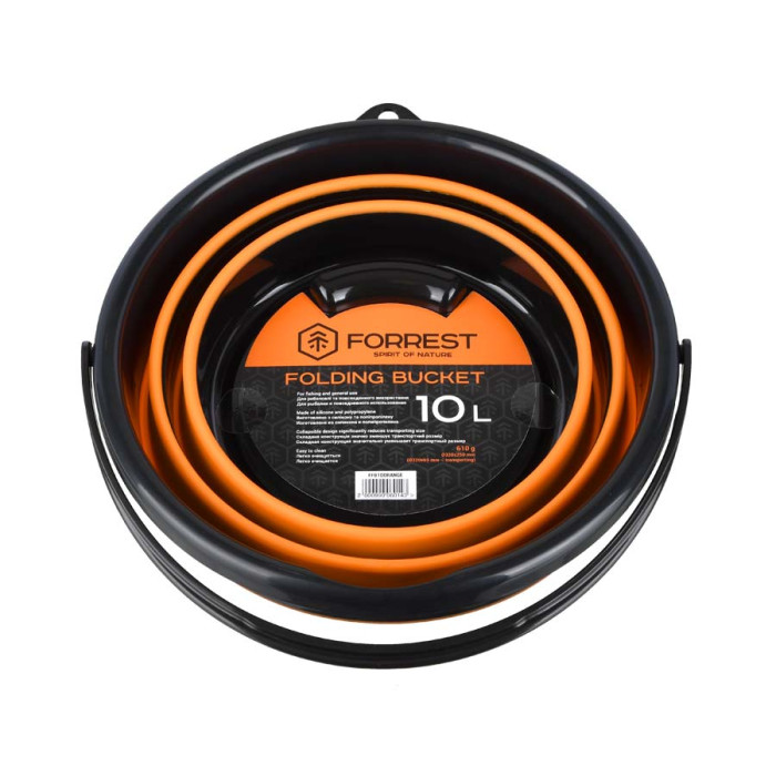 Ведро Forrest Folding Bucket Orange 10л