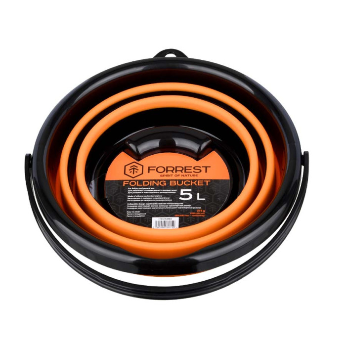 Відро Forrest Folding Bucket Orange 5л