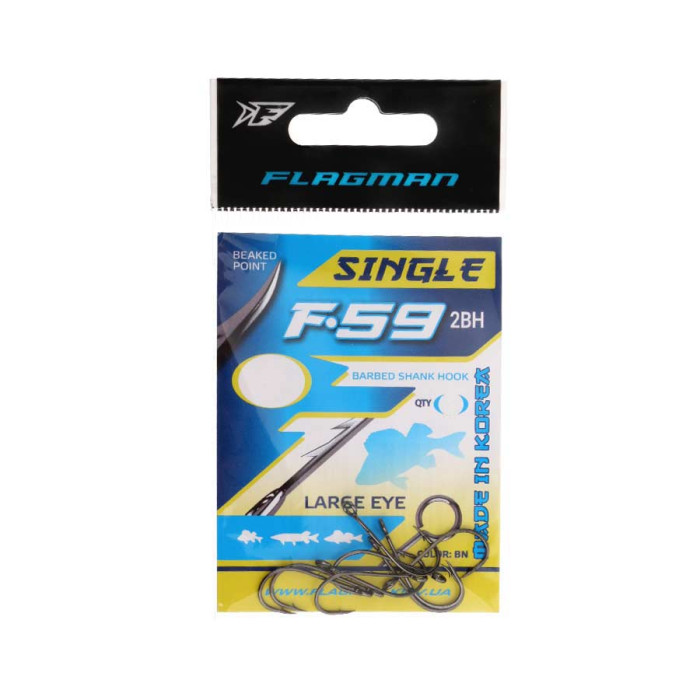 Крючок Flagman F-59-2BH №10