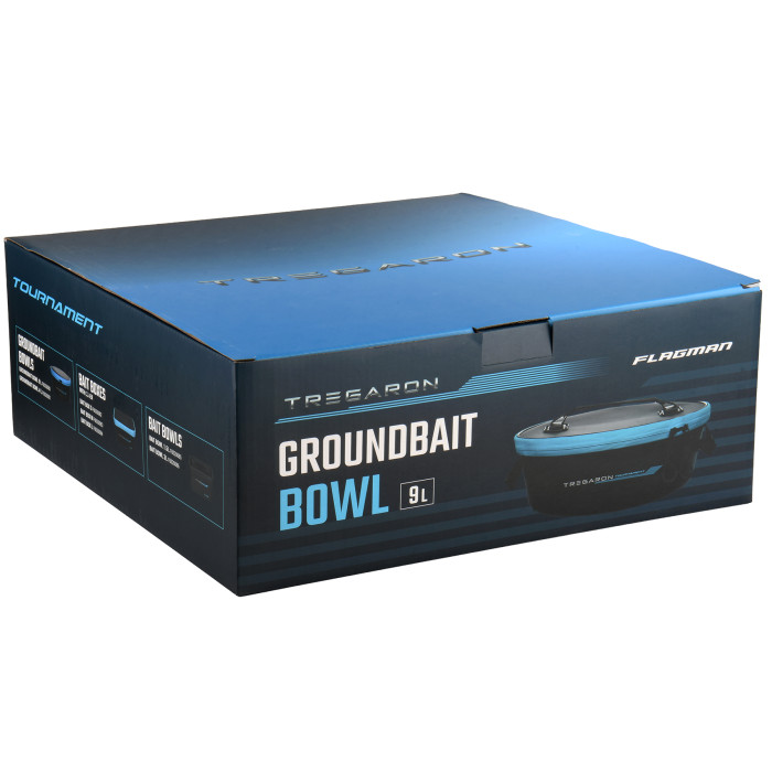 Ємнiсть для прикормки з кришкою Flagman Tregaron Groundbait Bowl 9л
