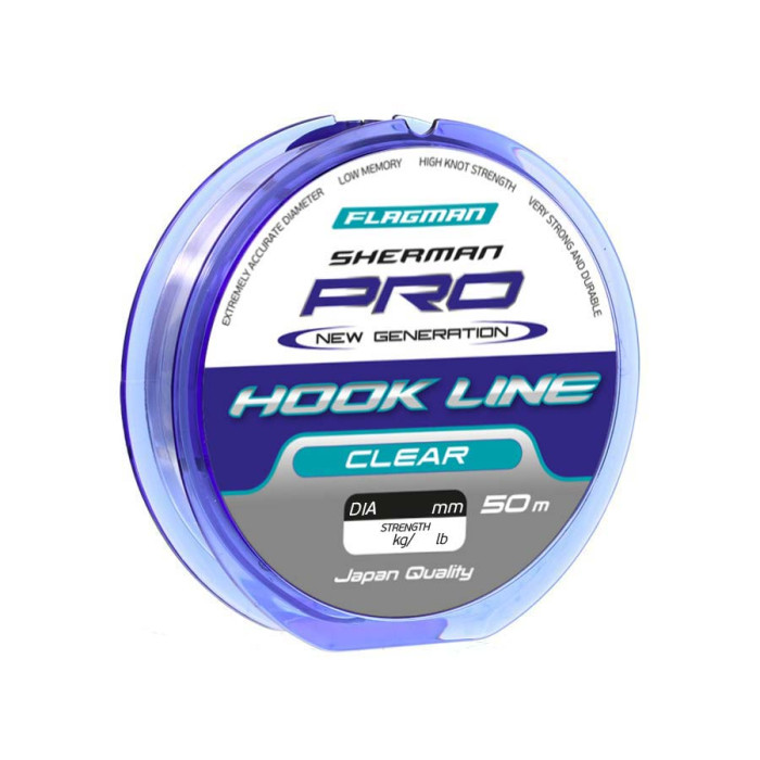 Жилка Flagman Sherman Pro Hook Line New Generation 50м 0.105мм