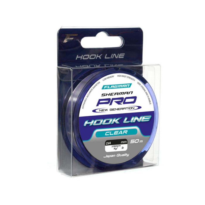 Жилка Flagman Sherman Pro Hook Line New Generation 50м 0.115мм