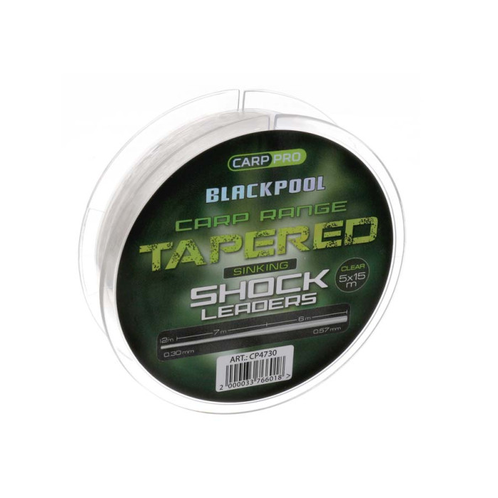 Конусный монолидер Carp Pro Blackpool Carp Tapered Leaders 0.3-0.57мм