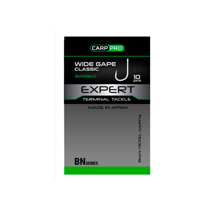 Гачки Carp Pro Black Nickel Wide Gape Classics №6