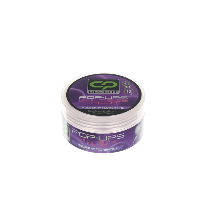 Бойлы Carp Pro Delight Multisize Fluo Pop Ups 8/10/12мм Mulberry Florentine