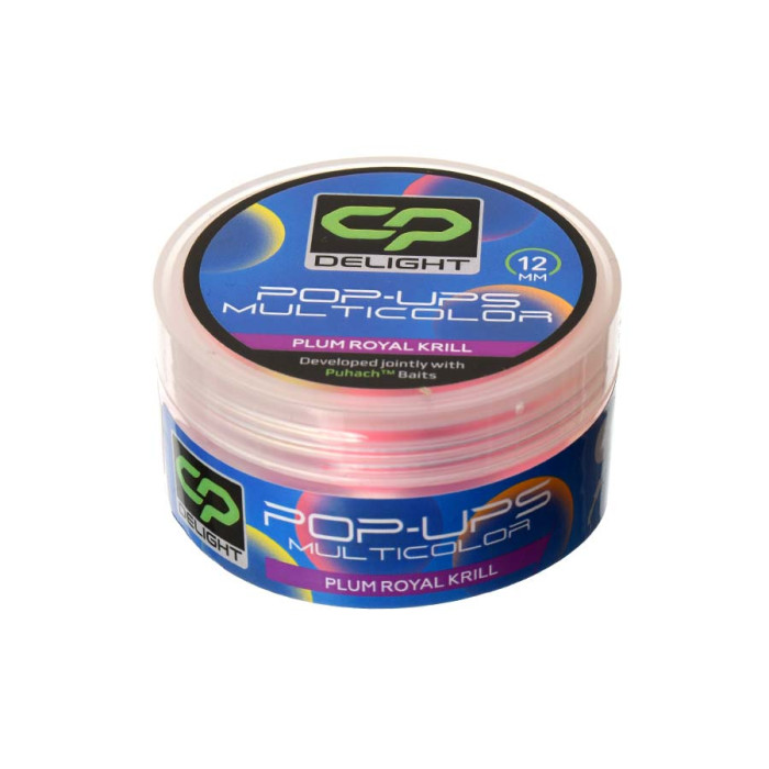 Бойли Carp Pro Delight Multicolor Pop Ups 12мм Plum Royal Krill