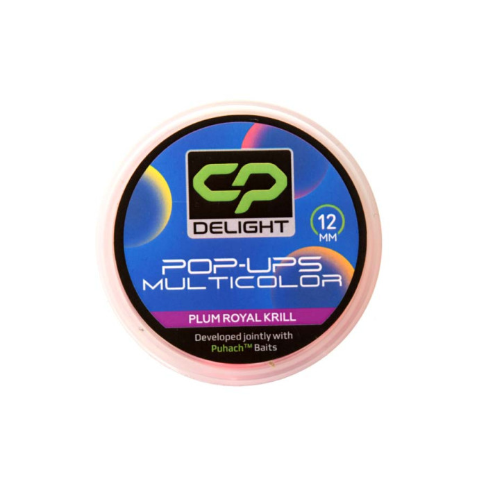 Бойли Carp Pro Delight Multicolor Pop Ups 12мм Plum Royal Krill