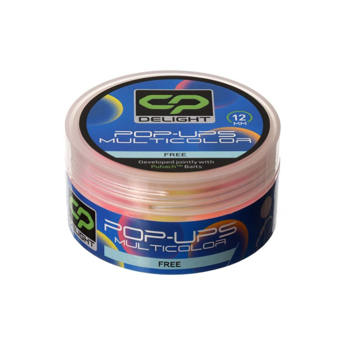 Бойлы Carp Pro Delight Multicolor Pop Ups 12мм Free