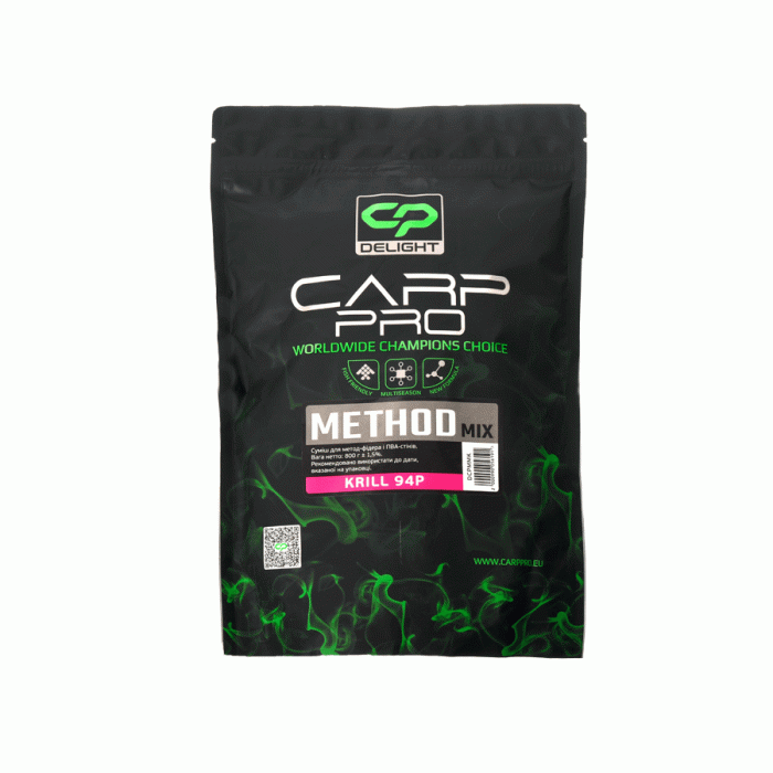 Прикормка Carp Pro Delight Method Mix Krill 94P