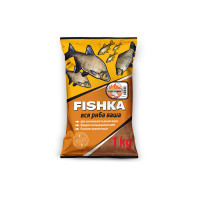 Прикормка Fishka Карась Вогняний часник 1кг