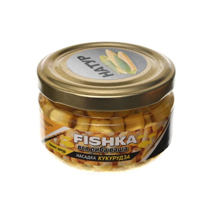 Насадка Fishka Кукуруза 100мл натуральный