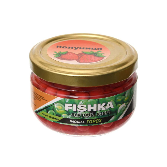 Насадка Fishka Горох 100мл полуниця